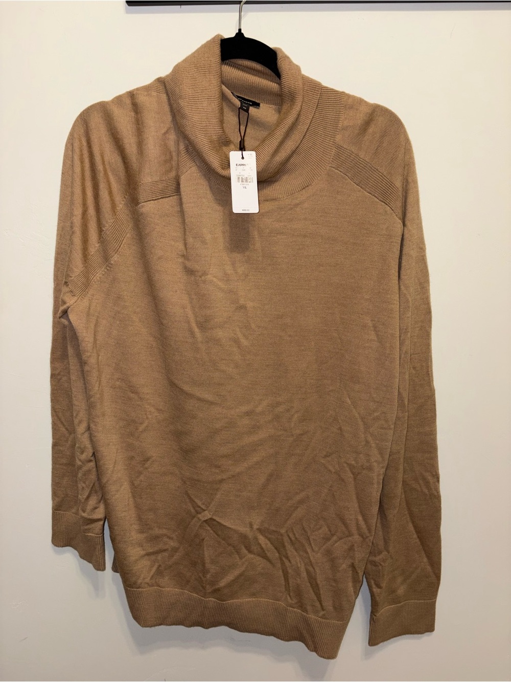 Express Women’s Camel Turtleneck Sweater